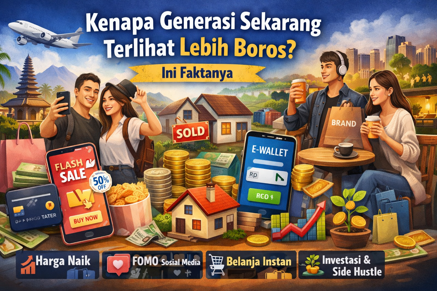 Kenapa Generasi Sekarang Terlihat Lebih Boros? Ini Faktanya