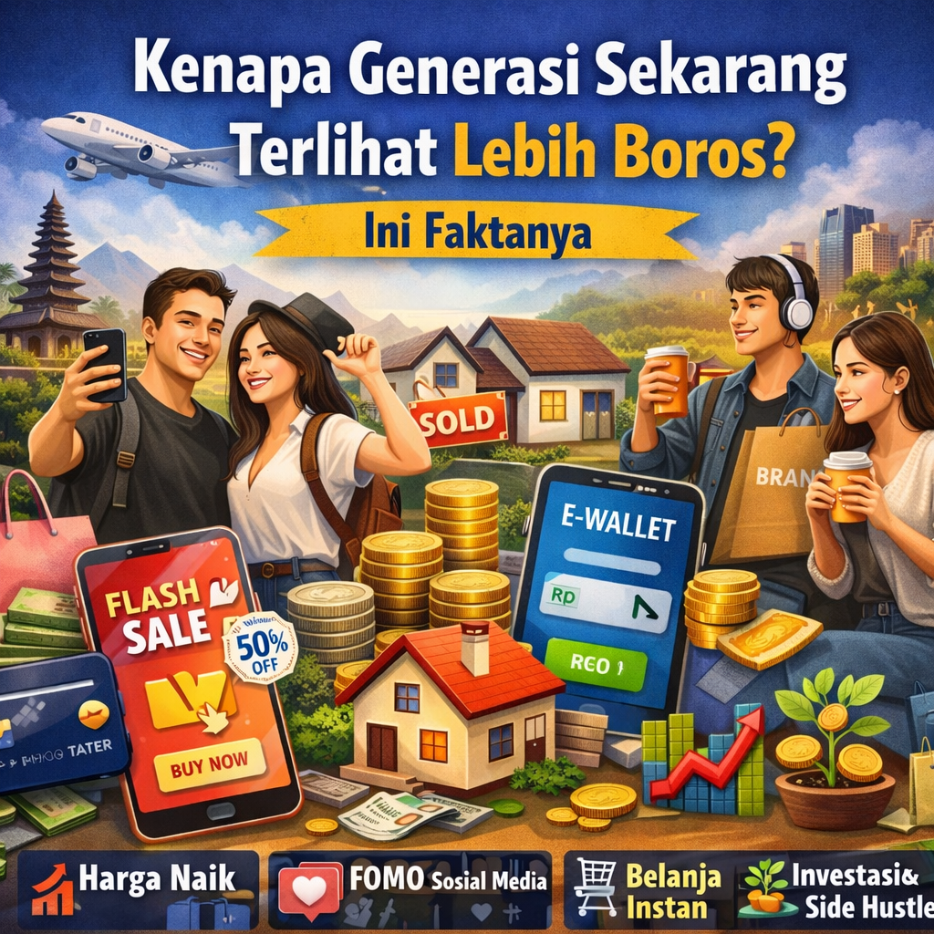 Kenapa Generasi Sekarang Terlihat Lebih Boros