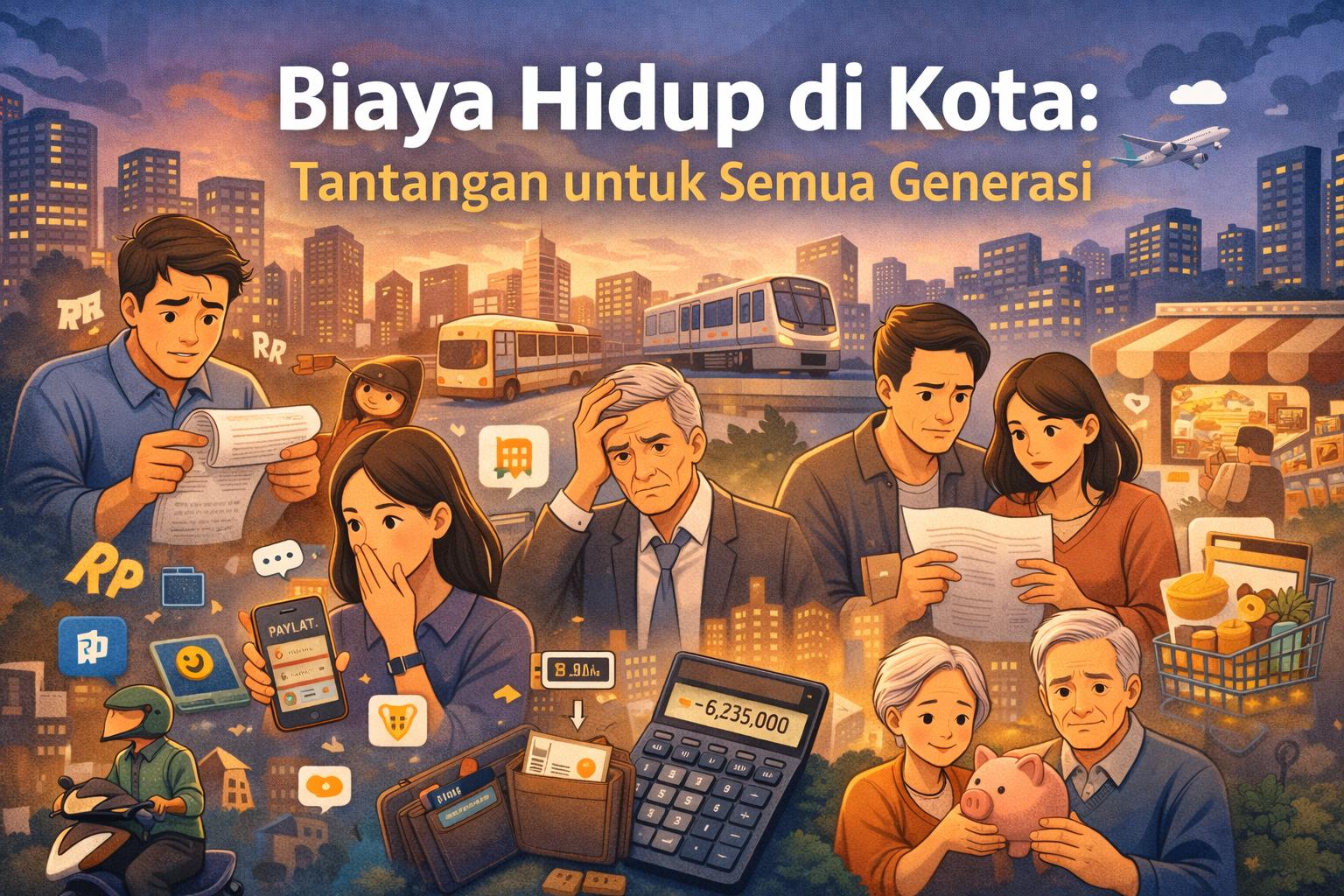 Biaya Hidup di Kota: Tantangan untuk Semua Generasi