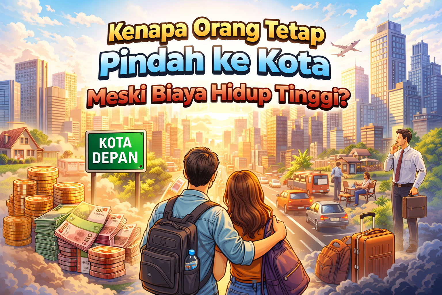 Kenapa Orang Tetap Pindah ke Kota Besar Meski Biaya Hidup Tinggi?