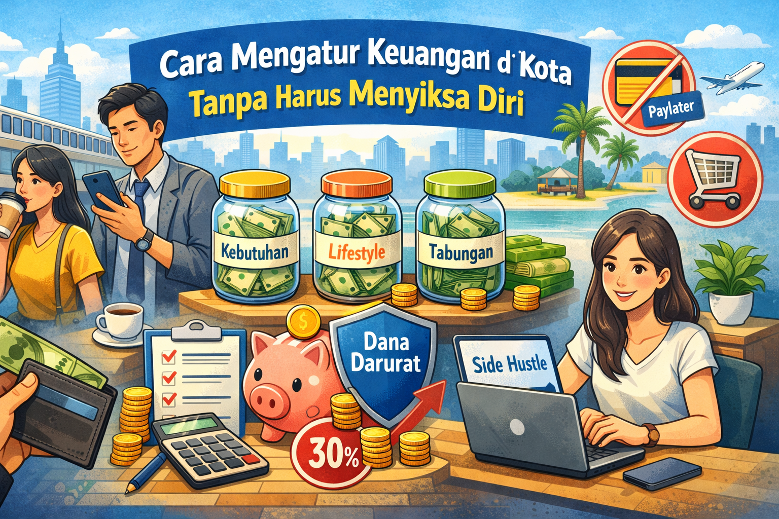 3 Cara Mengatur Keuangan di Kota Tanpa Harus Menyiksa Diri