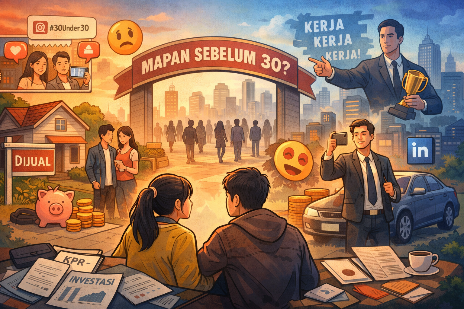Standar Mapan Sebelum 30: Tekanan Sosial yang Dihadapi Gen Z