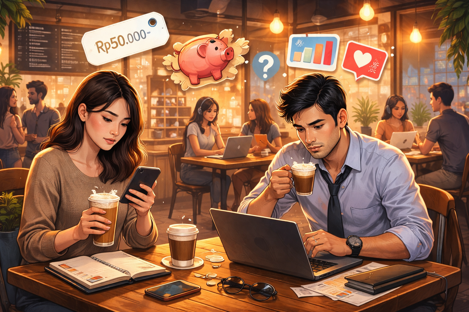 “Kopi 50 Ribu” Boros atau Self-Reward? Cara Menilai Pengeluaran Lifestyle