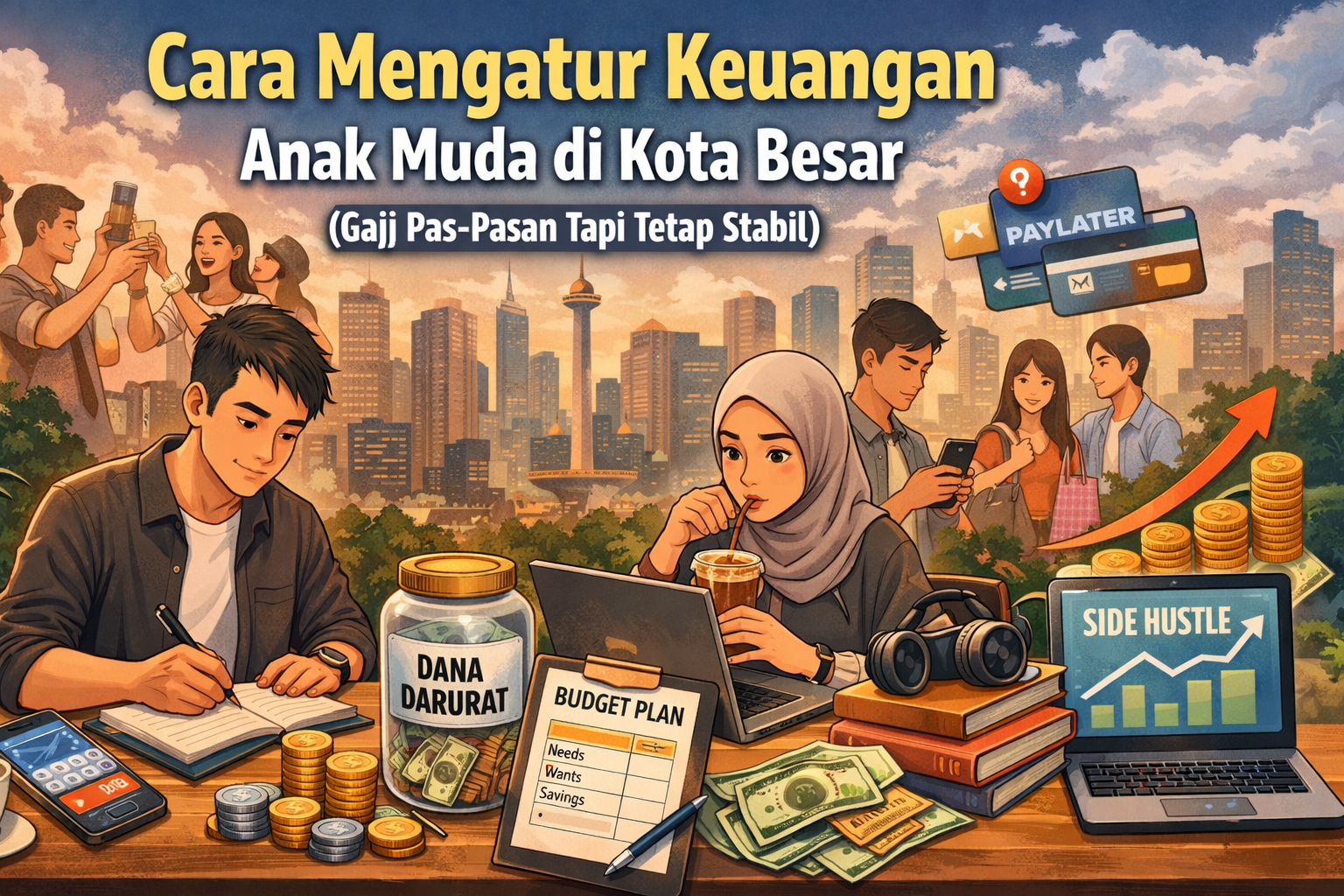 Cara Mengatur Keuangan Anak Muda di Kota Besar (Gaji Pas-Pasan Tapi Tetap Stabil)
