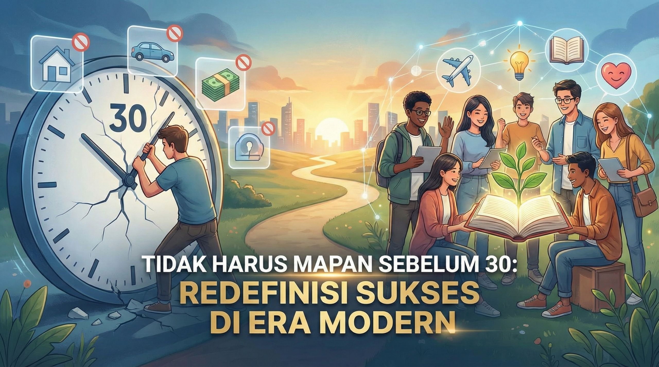 Tidak Harus Mapan Sebelum 30: Redefinisi Sukses di Era Modern
