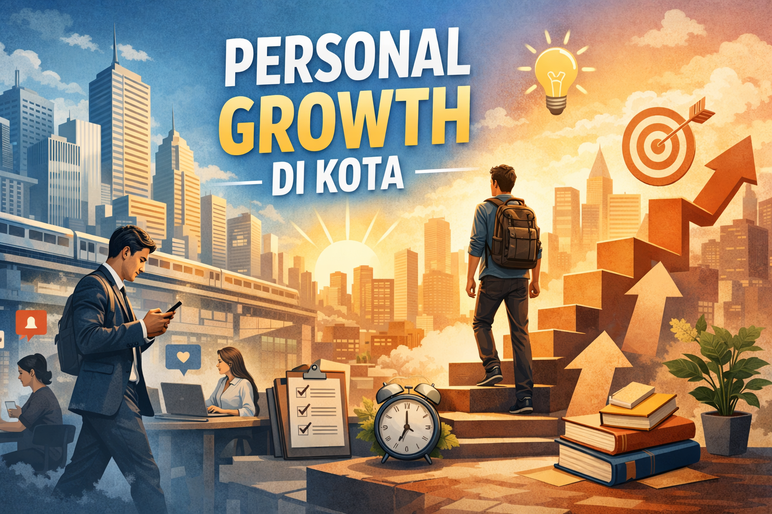 Kenapa Banyak Orang Kota Sulit Berkembang? Ini 5 Cara Meningkatkan Personal Growth di Kota