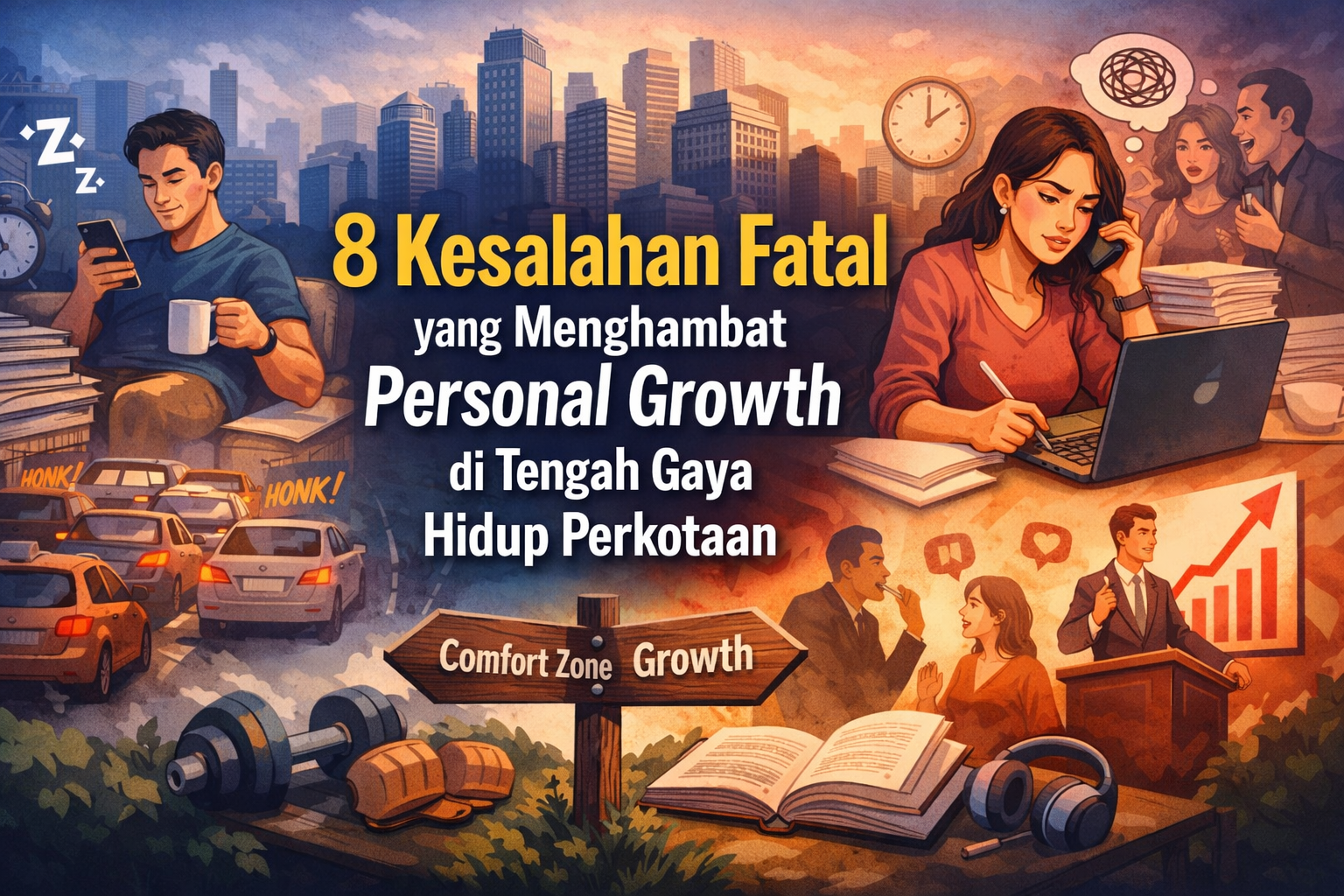 8 Kesalahan Fatal yang Menghambat Personal Growth di Tengah Gaya Hidup Perkotaan