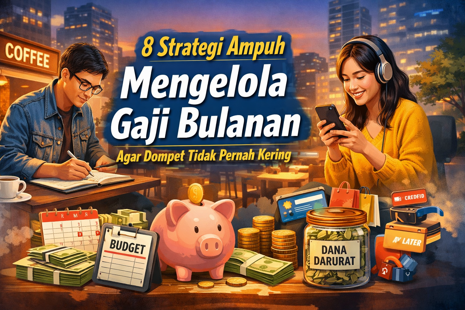 8 Strategi Ampuh Mengelola Gaji Bulanan Agar Dompet Tidak Pernah Kering