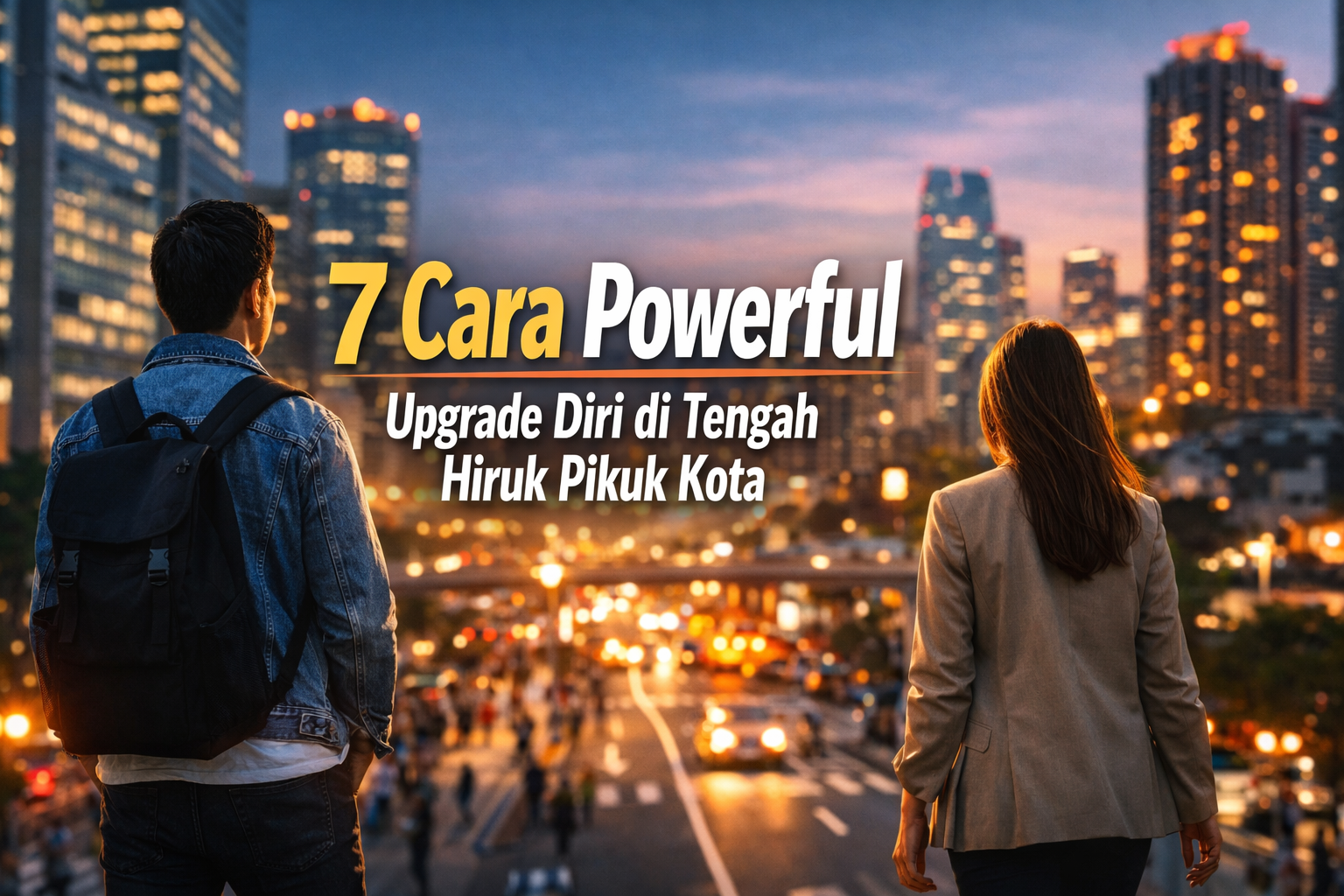 7 Cara Powerful Upgrade Diri di Tengah Hiruk Pikuk Kota