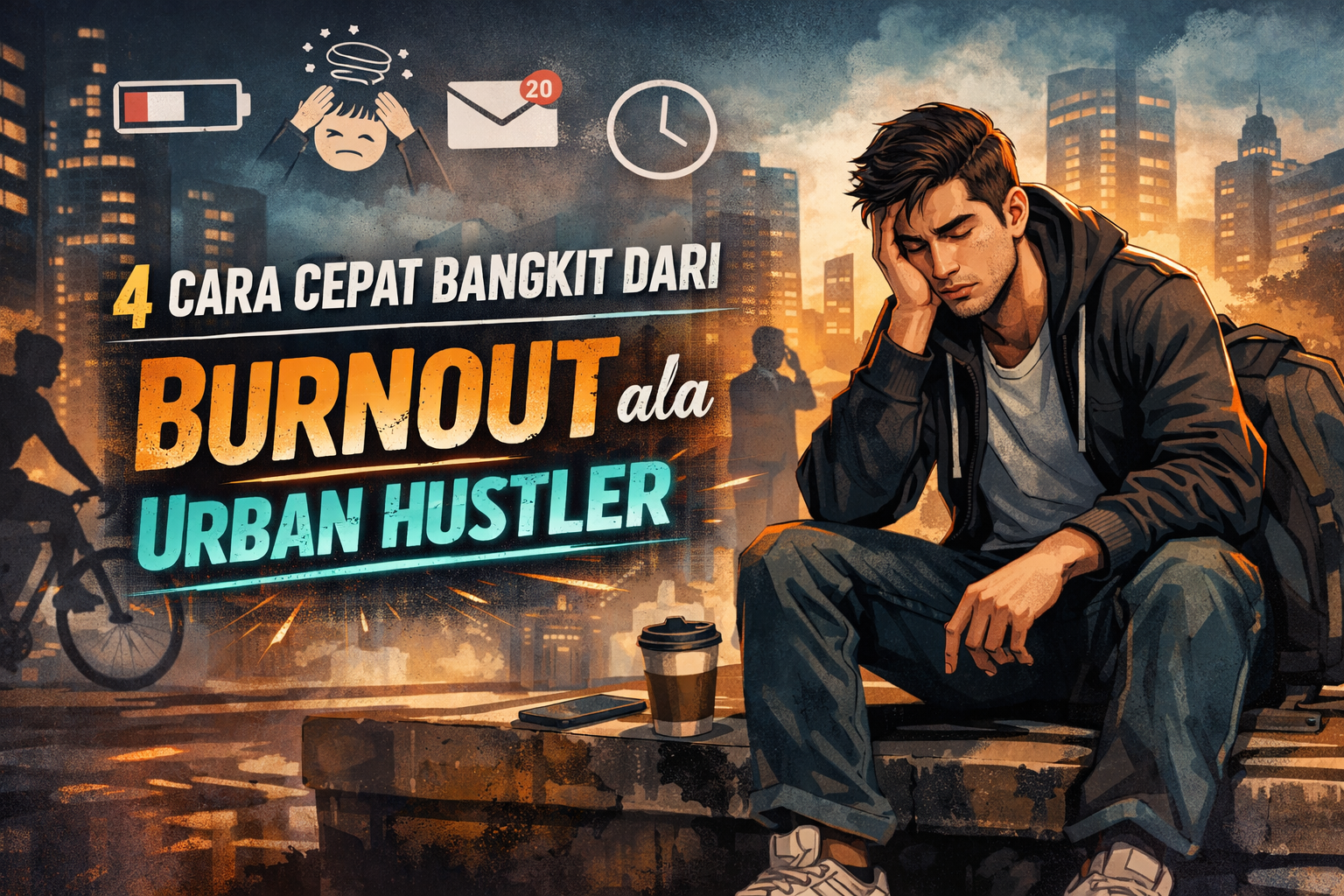 4 Strategi Cepat & Powerful untuk Keluar dari Burnout ala Urban Hustler Modern