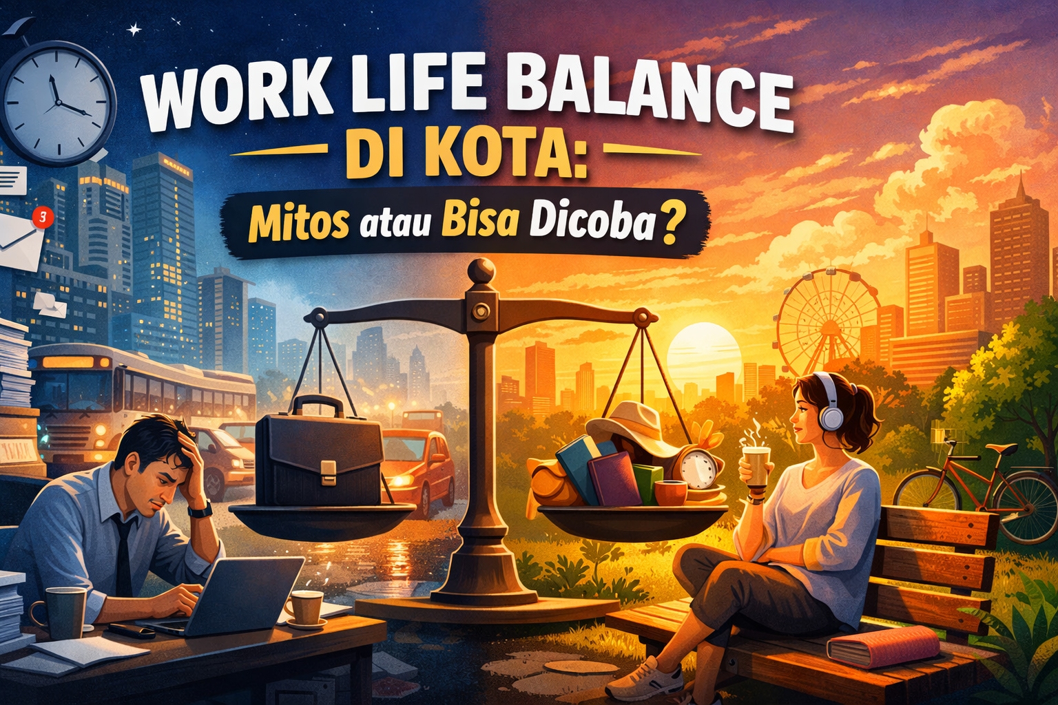 Work Life Balance di Kota: Mitos atau Bisa Dicoba?
