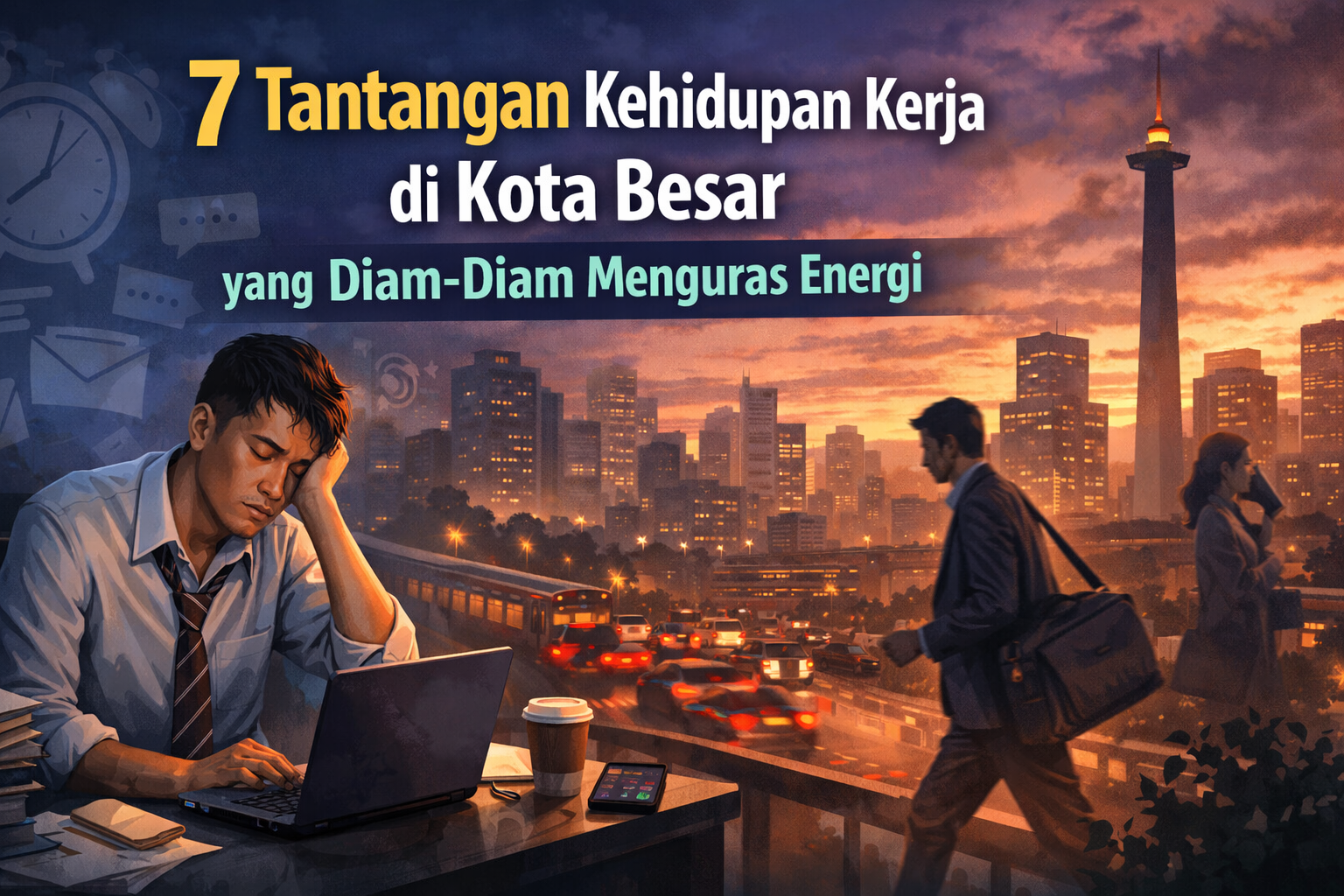 Fakta Mengejutkan tentang Kehidupan Kerja di Kota Besar yang Menguras Energi