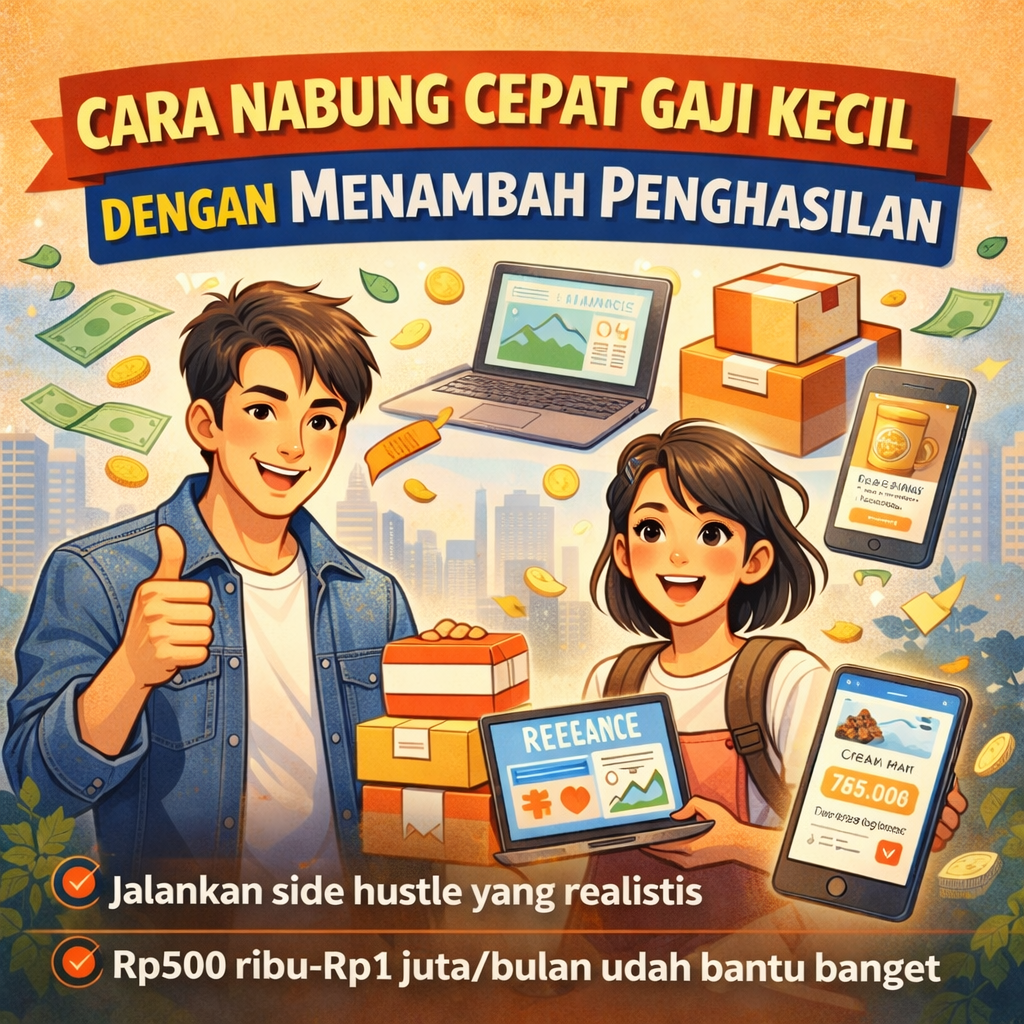 nabung cepat gaji kecil