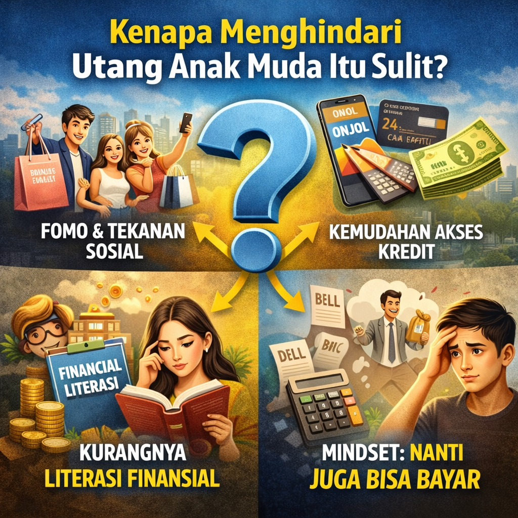 menghindari utang anak muda