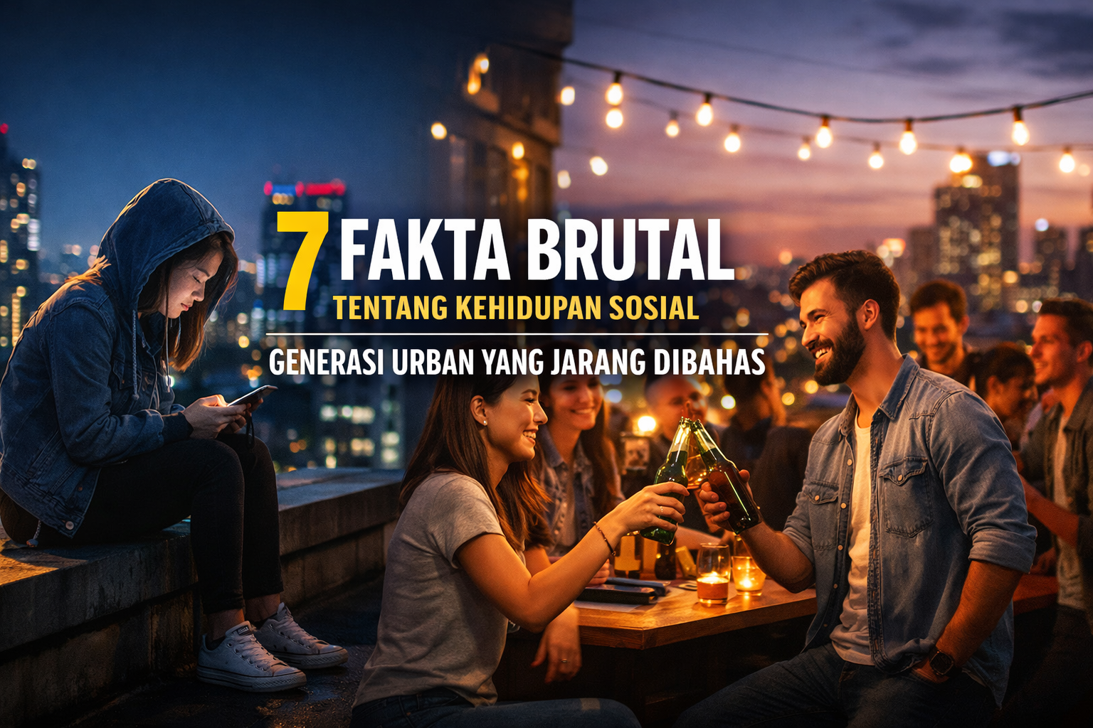 7 Fakta Brutal Tentang Kehidupan Sosial Generasi Urban yang Jarang Dibahas