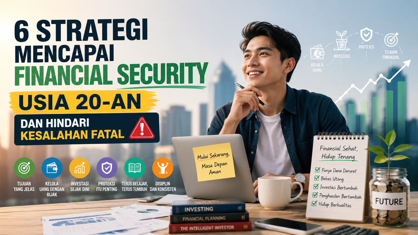 6 Strategi Mencapai Financial Security Usia 20-an dan Hindari Kesalahan Fatal