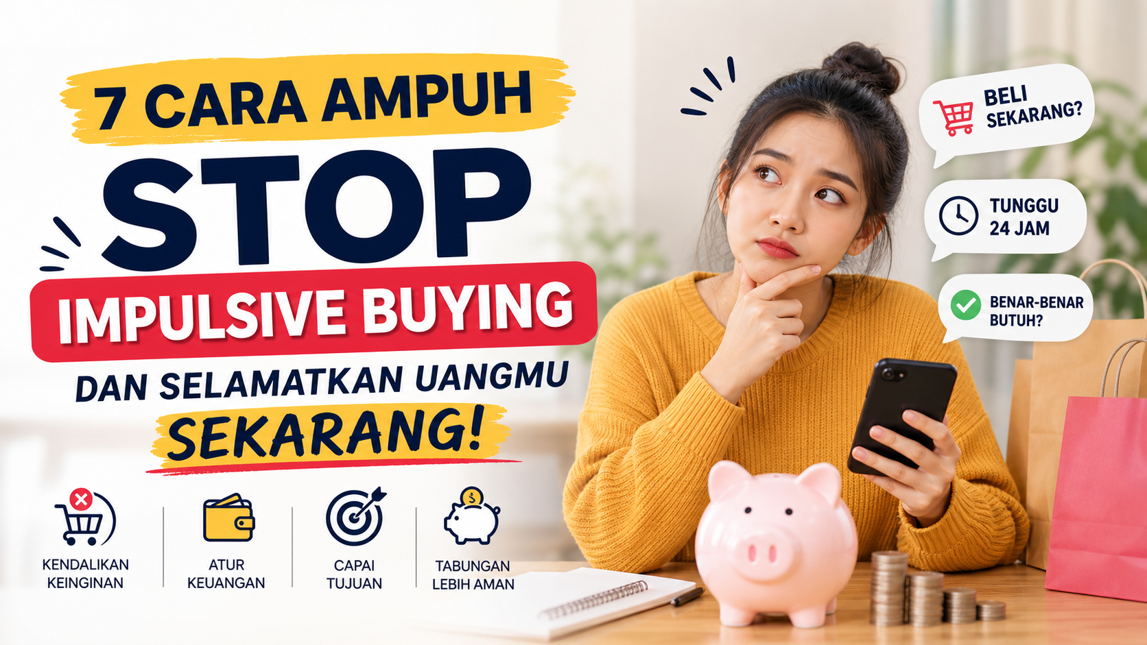 7 Cara Ampuh Stop Impulsive Buying dan Selamatkan Uangmu Sekarang